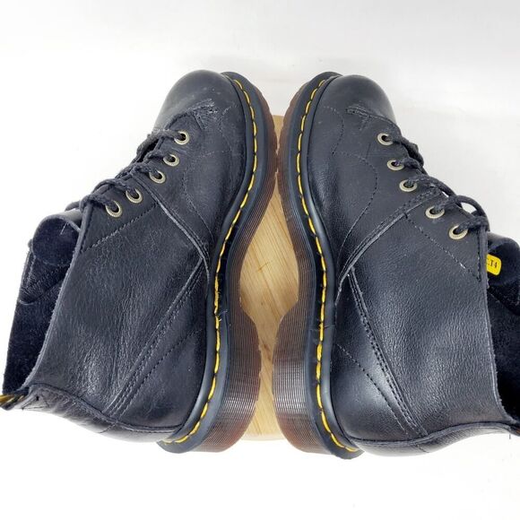 Dr Martens Church Boots Womens 5 Monkey Black Leather Platform Punk Docs - Picture 11 of 14